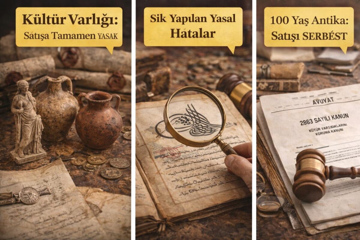 Türkiye’de Antika Satışında Yasal Mevzuat ve Yasaklı Eserler 3 Hangi Eserlerin Satışı Kesinlikle Yasaktır? — Detaylı Liste