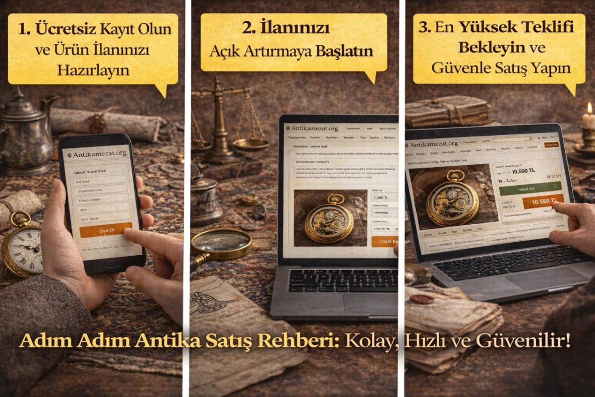 Antikamezat.org Üzerinden Antika Satış Rehberi 2 Neden Antikamezat.org? Geleneksel Satışa Göre Üstünlükleri