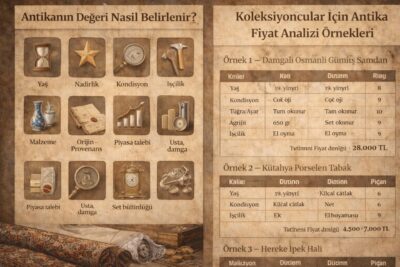 Antika Fiyatları Nasıl Belirlenir? 2026 Rehberi 2 Antikanın Değerini Belirleyen Ana Kriterler